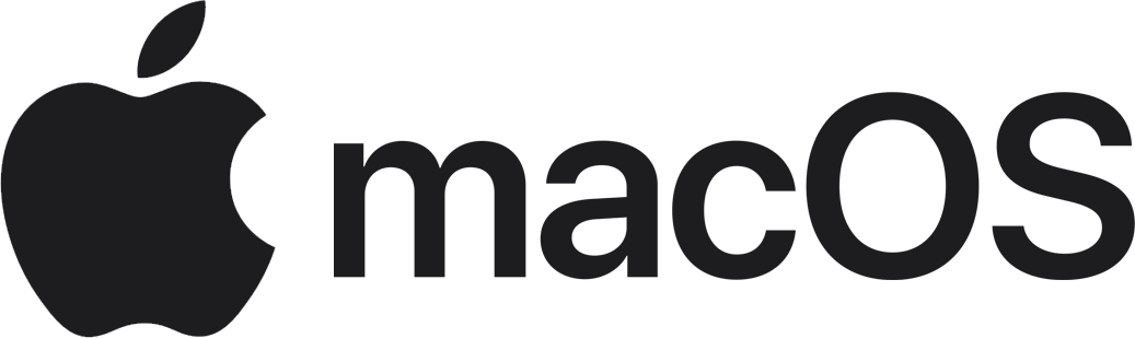 macOS logo black